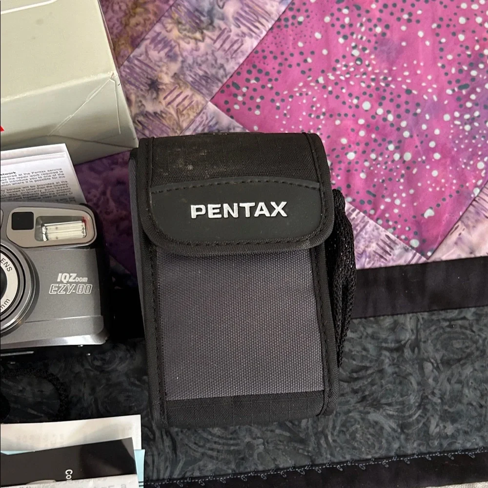 Pentax IQZoom EZY-80 Date Camera - Silver